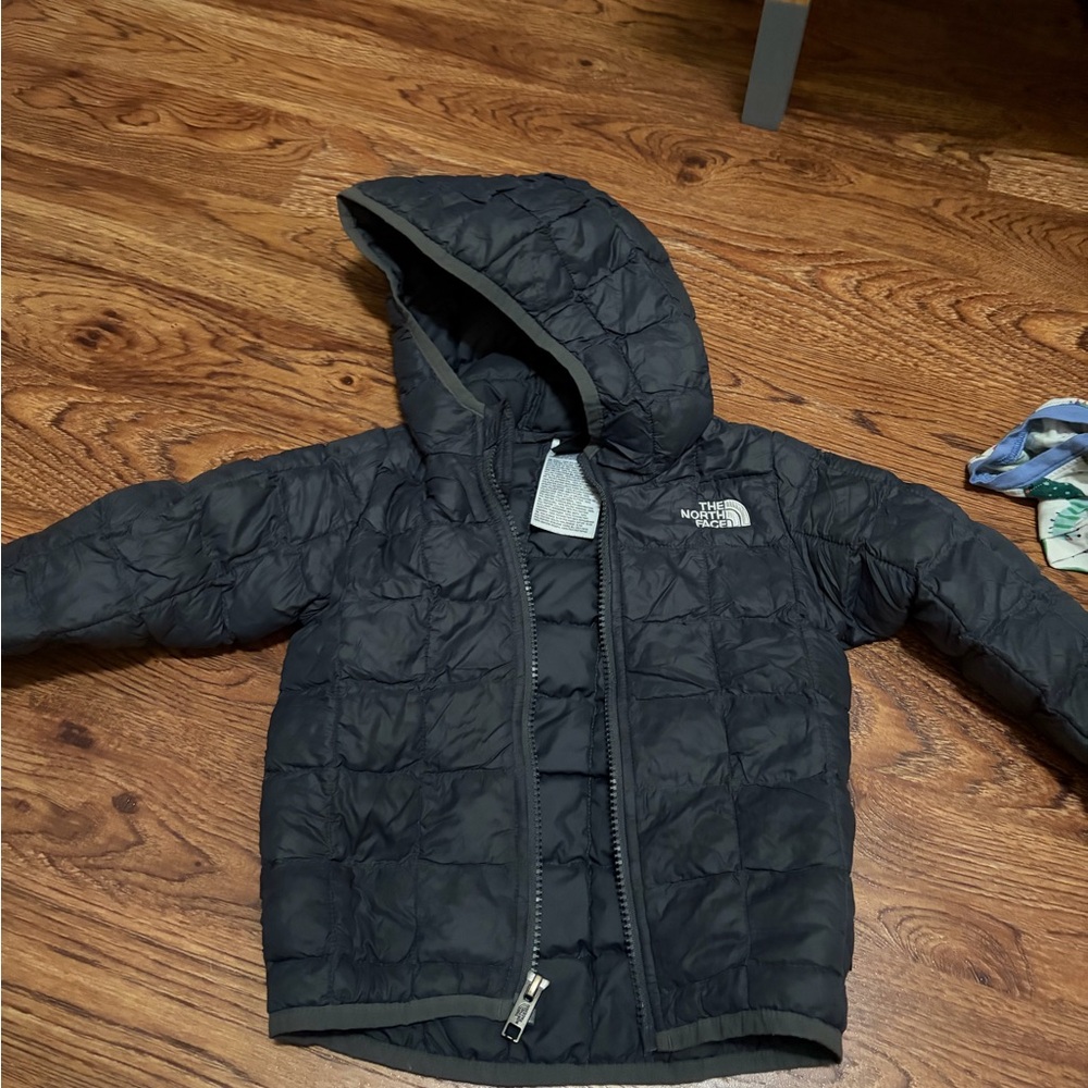 The North Face Toddler Quilted Grey Jacket